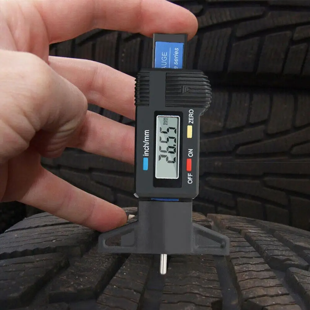 

Car Tire Digital Tire Tread Depth Tester Gauge Meter Measurer For Motorcycle Trucks Diy Electronics P3u9