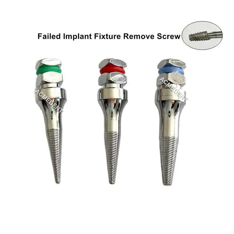 3 Piece Dental Broken Implants Pick Up Extractor Failed Fixture Remove SOS Screws 1.6/1.8 2.0/2.5 Slim
3 Piece Dental Broken Implants Pick Up Extractor Failed Fixture Remove SOS Screws 1.6/1.8 2.0/2.5 Slim