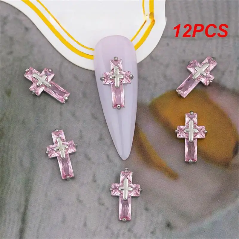 12PCS Luxury Cross Design Nail Art Charms Jewelry 13x8mm Cross Nail Art Design 3D Strass For Nail Art Accessories 2 Colors
12PCS Luxury Cross Design Nail Art Charms Jewelry 13x8mm Cross Nail Art Design 3D Strass For Nail Art Accessories 2 Colors