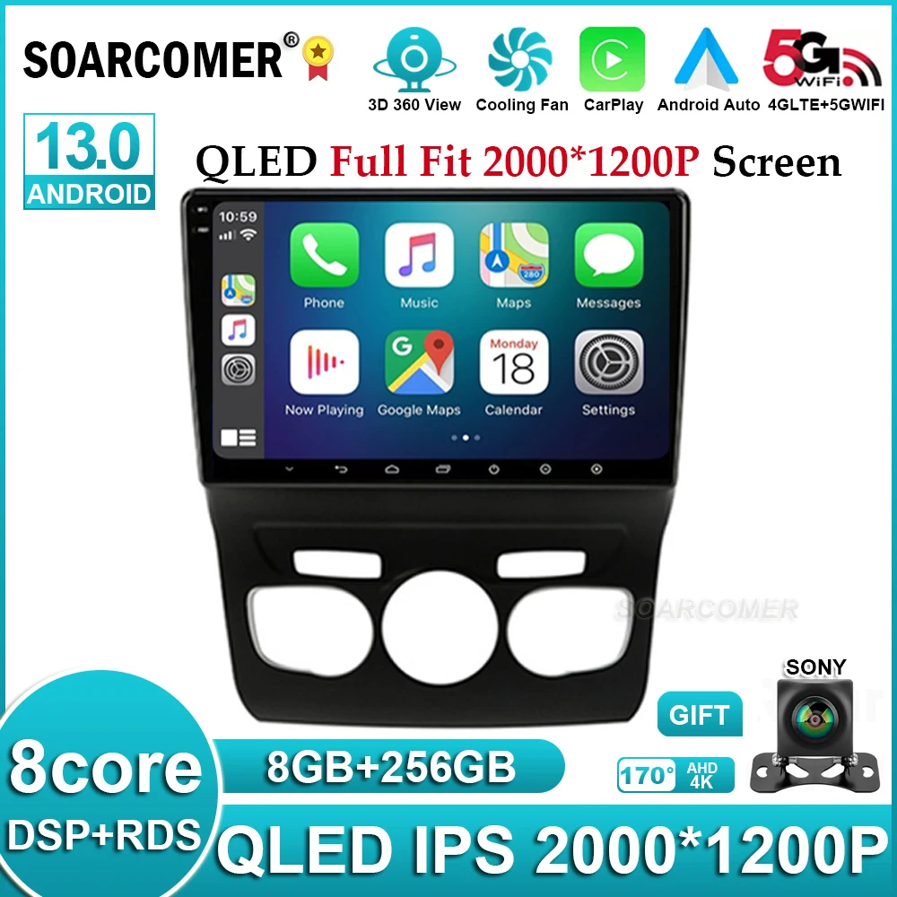 Android 13 For Citroen C4 2 B7 2013-2016 Car Radio Wireless Carplay 4G Touchscreen Navigation GPS Video Player Multimedia NO DVD
Android 13 For Citroen C4 2 B7 2013-2016 Car Radio Wireless Carplay 4G Touchscreen Navigation GPS Video Player Multimedia NO DVD