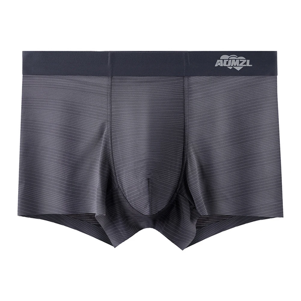Men Sexy Ice Silk Comfortable Soft Boxer Briefs Modal Seamless Shorts Panties Moisture Wicking Underwear High Stretch Underpants
Men Sexy Ice Silk Comfortable Soft Boxer Briefs Modal Seamless Shorts Panties Moisture Wicking Underwear High Stretch Underpants