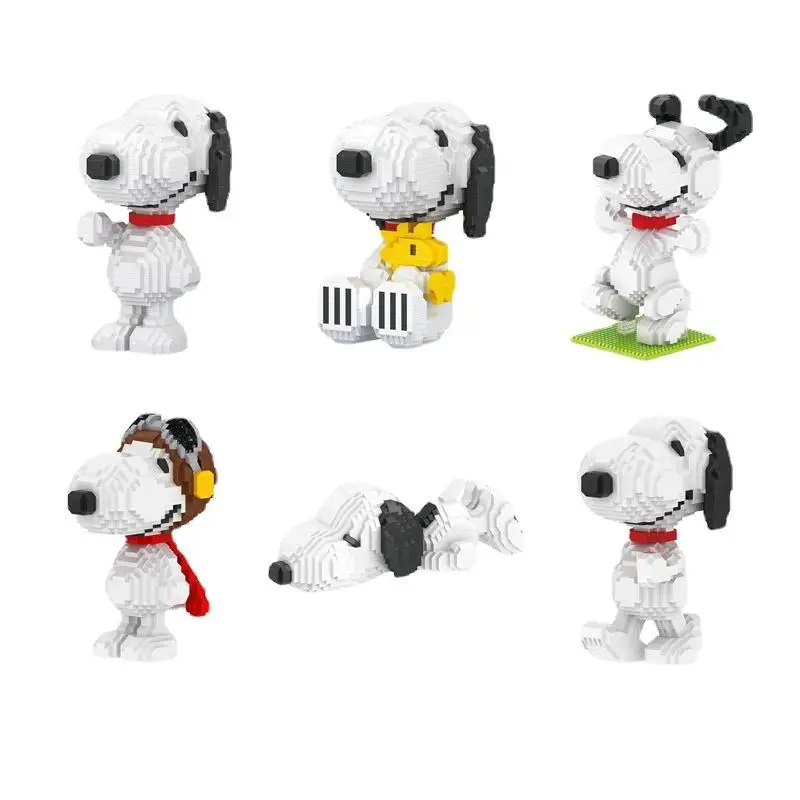 New 2022 Kawaii Sanrio Snoopy Anime Cartoon Figures Toys Small Building Blocks Micro Particle Building Blocks Toys for Kids
New 2022 Kawaii Sanrio Snoopy Anime Cartoon Figures Toys Small Building Blocks Micro Particle Building Blocks Toys for Kids