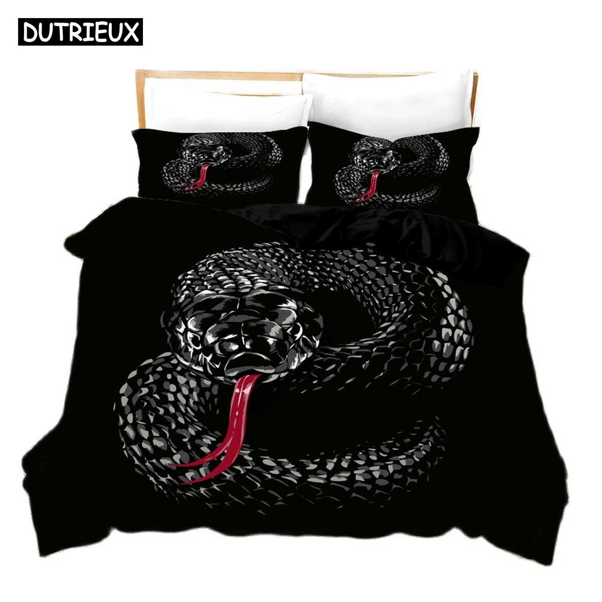 

3D Ophidian Bedding Sets Duvet Cover Set With Pillowcase Twin Full Queen King Bedclothes Bed Linen