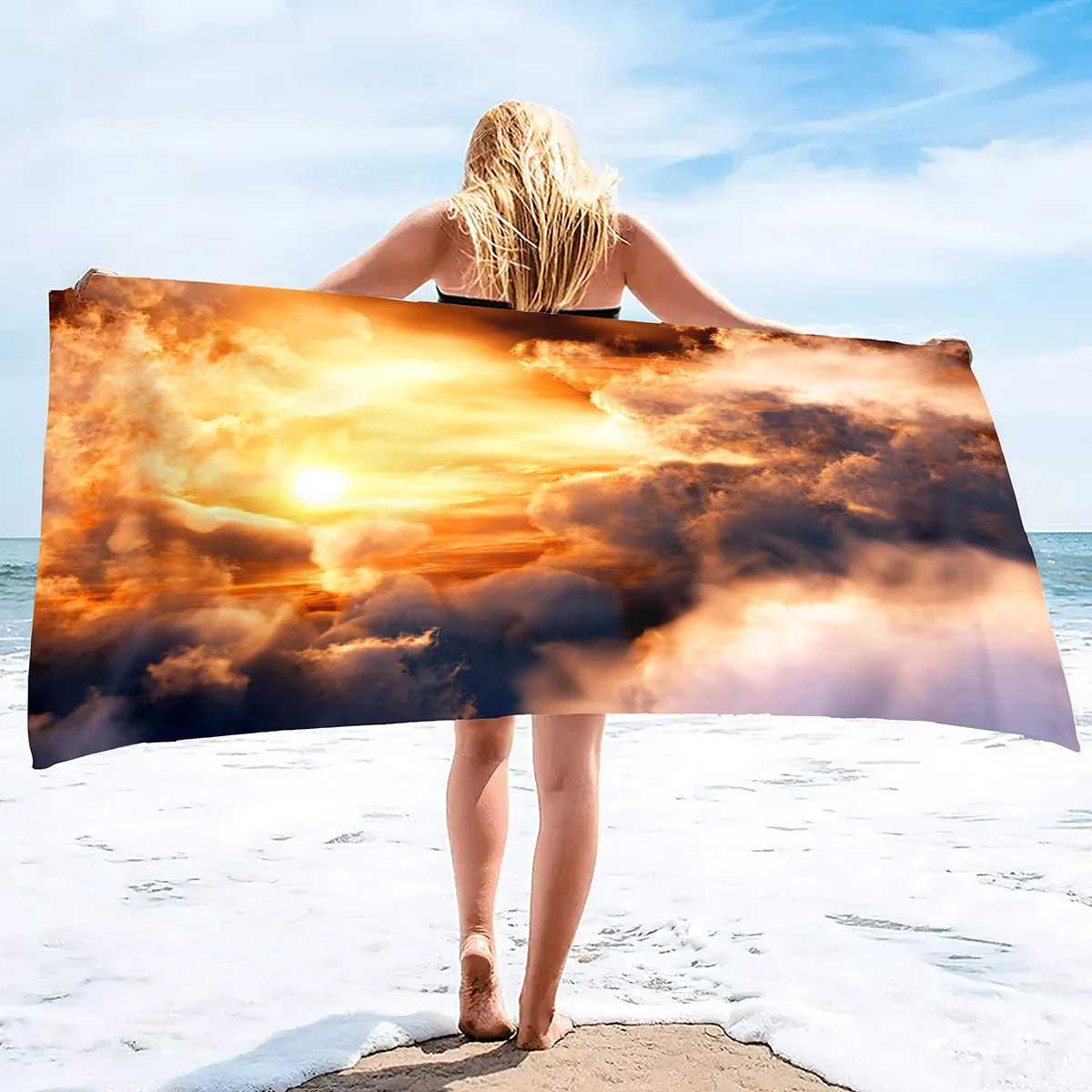 Clouds Print Extra Large Beach Towel Sand Free Quick-Dry Oversized Towel Sand Towel Beach Blanket Sand Free Quick Dry Pool Towel
Clouds Print Extra Large Beach Towel Sand Free Quick-Dry Oversized Towel Sand Towel Beach Blanket Sand Free Quick Dry Pool Towel
