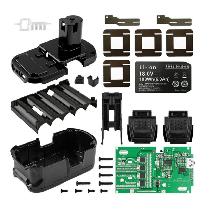 10X18650 Li-Ion Battery Plastic Case Opladen Bescherming Circuit Board Pcb Box for Ryobi 18V P118 BPL-1815 1820G Een +
10X18650 Li-Ion Battery Plastic Case Opladen Bescherming Circuit Board Pcb Box for Ryobi 18V P118 BPL-1815 1820G Een +