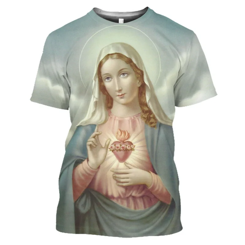 Y2K Clothing Guadalupe Virgin Mary Catholic T-shirt Men Women Polyester O-Neck Loose Short Sleeve Oversized T Shirt Tops
Y2K Clothing Guadalupe Virgin Mary Catholic T-shirt Men Women Polyester O-Neck Loose Short Sleeve Oversized T Shirt Tops