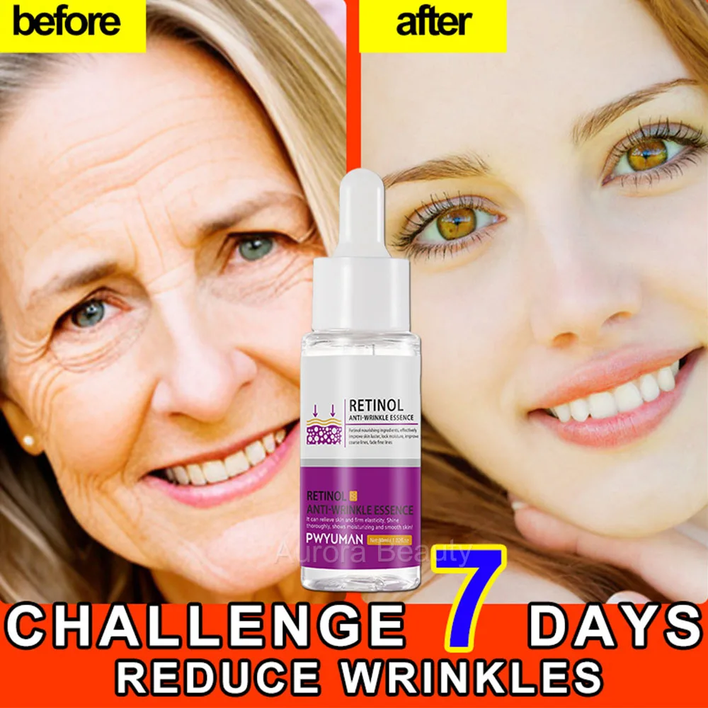

Retinol Remove Wrinkles Face Serum Lift Firm Anti Aging Essence Fade Fine Lines Whitening Moisturizer Skin Care Korean Cosmetics