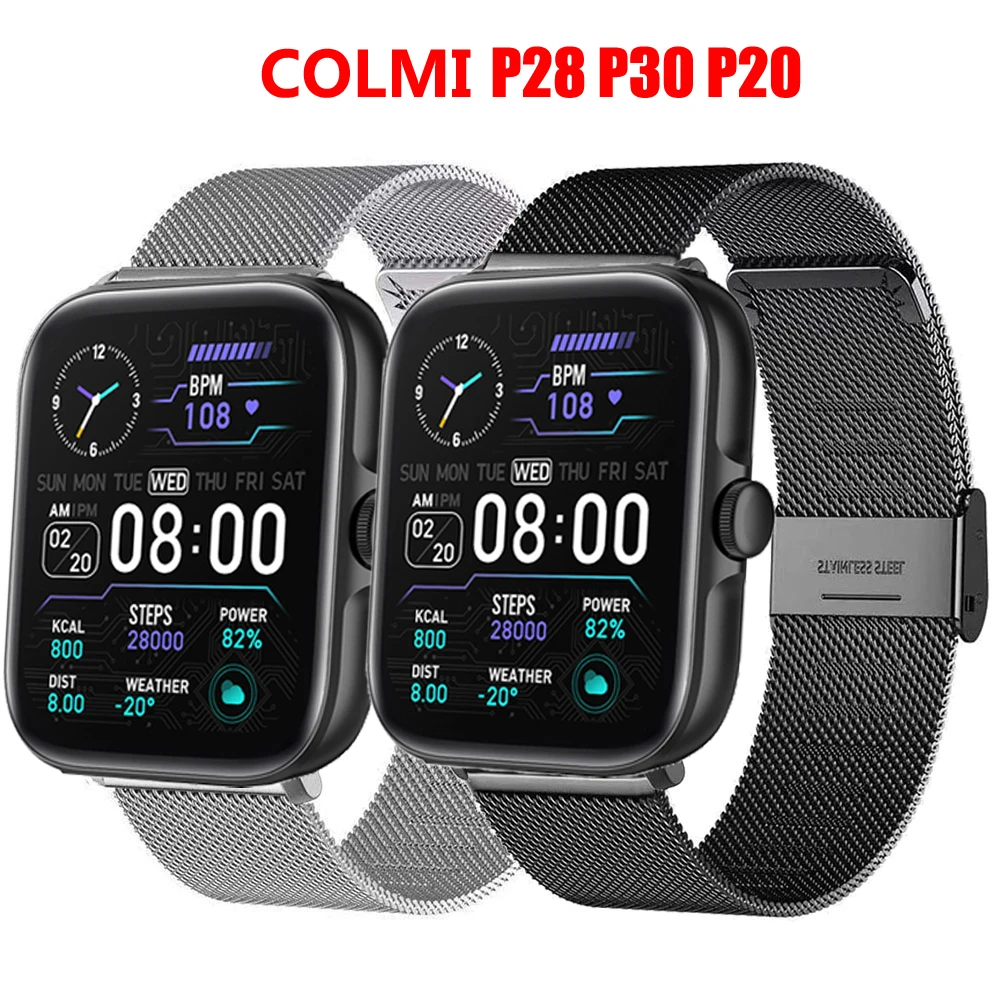 22mm Mesh Watch Band for COLMI P28 P20 P30 Bracelet Wrist Strap Loop for COLMI P20 P30 Watchband Accessories
22mm Mesh Watch Band for COLMI P28 P20 P30 Bracelet Wrist Strap Loop for COLMI P20 P30 Watchband Accessories