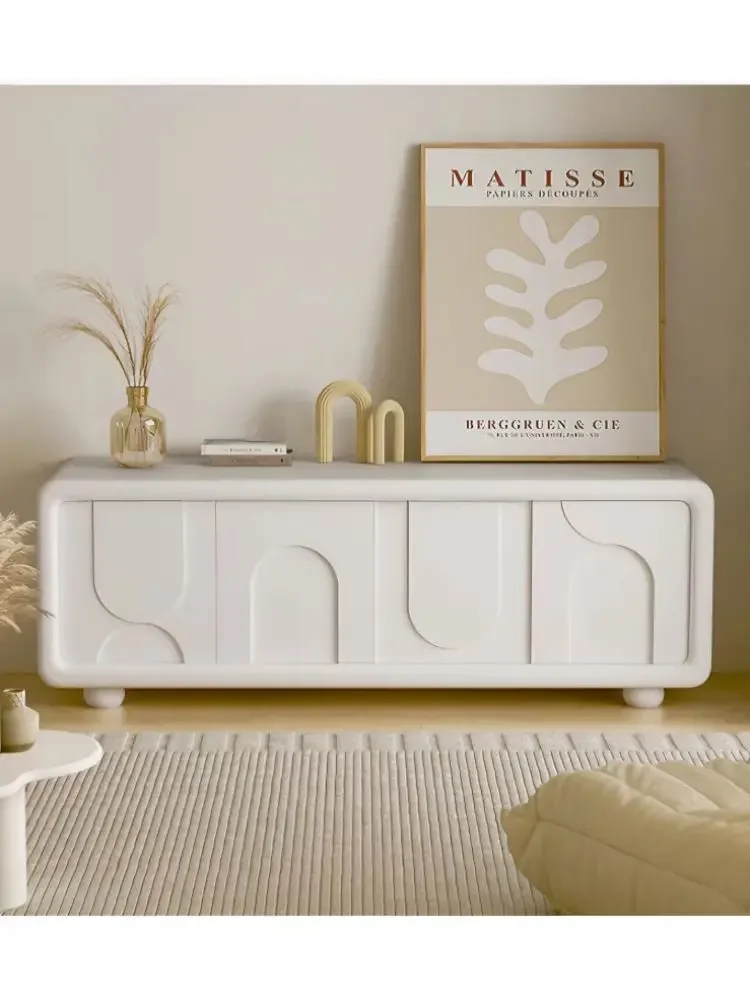 Creamy white TV cabinets, small household storage lockers, B&B simple entrance cabinets
Creamy white TV cabinets, small household storage lockers, B&B simple entrance cabinets