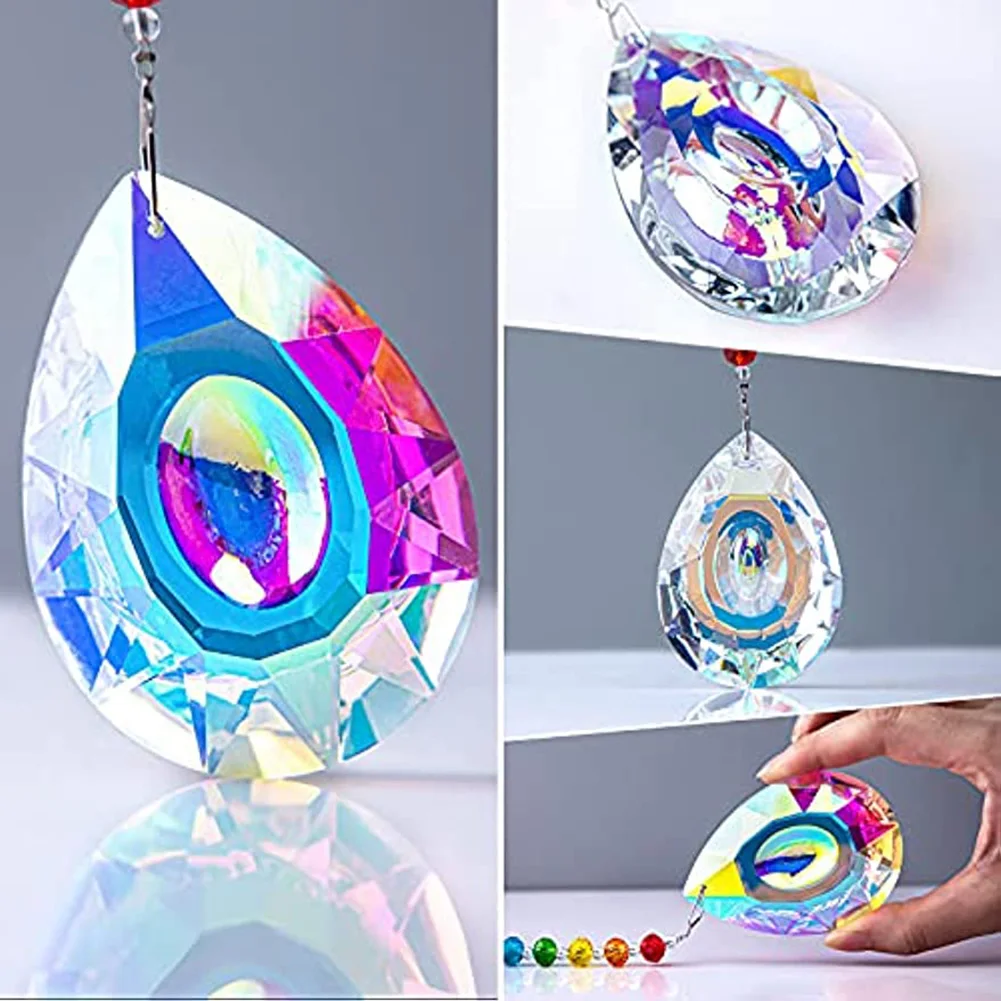 1x Drop Shape Light Catcher Rainbow Maker Crystal Wind Chimes Garden Decoration Indoor Outdoor Decor Decoration
1x Drop Shape Light Catcher Rainbow Maker Crystal Wind Chimes Garden Decoration Indoor Outdoor Decor Decoration