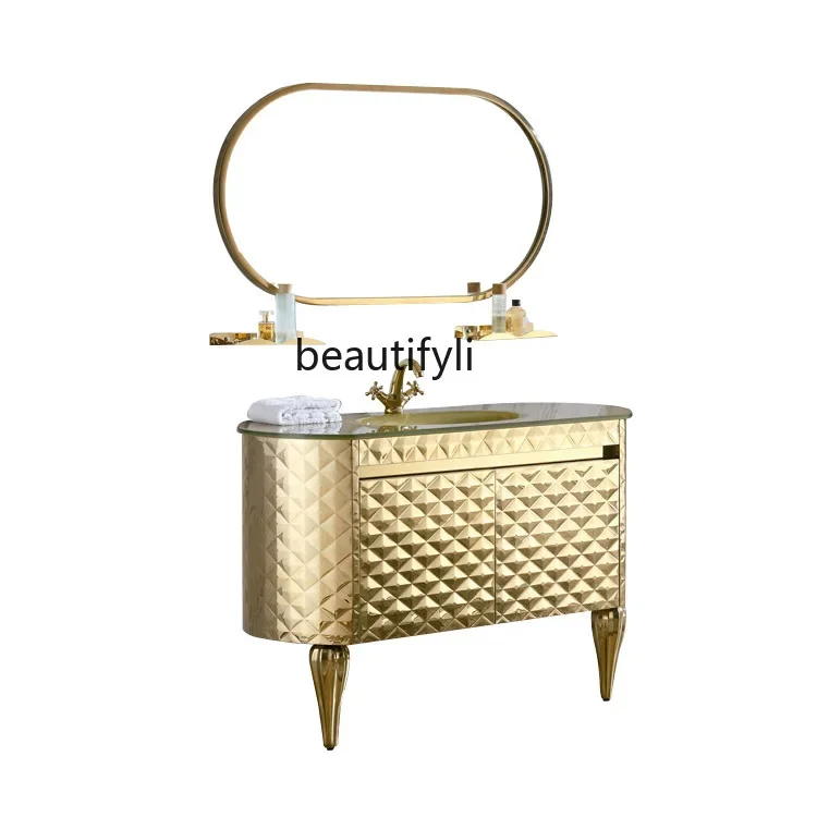 European-Style Bathroom Cabinet Combination Bathroom Cabinet Washstand Floor Hand Washing Washbasin Antique Cabinet
European-Style Bathroom Cabinet Combination Bathroom Cabinet Washstand Floor Hand Washing Washbasin Antique Cabinet