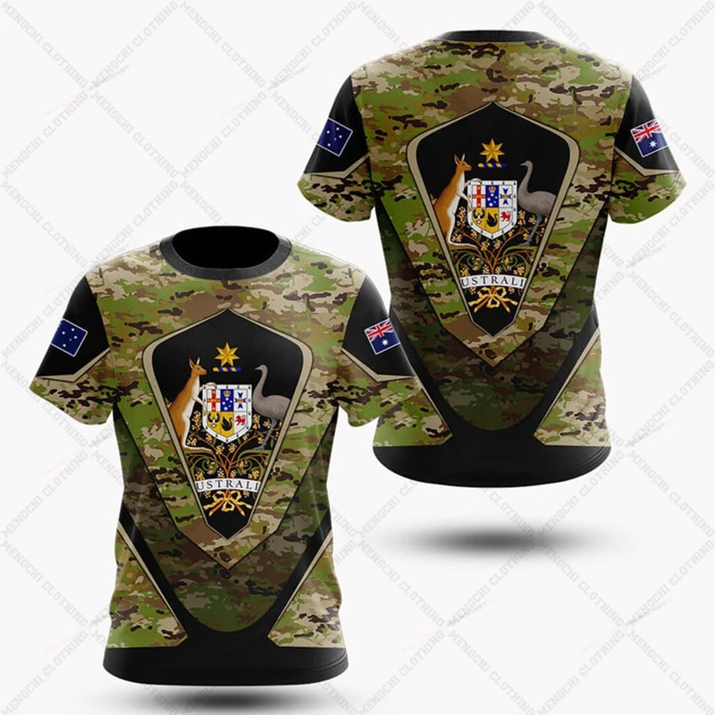 Australia Emblem Custom Name Unisex T-shirts Oversized Camouflage Clothing Summer Sportswear Casual Tees For Men Women And Kids
Australia Emblem Custom Name Unisex T-shirts Oversized Camouflage Clothing Summer Sportswear Casual Tees For Men Women And Kids