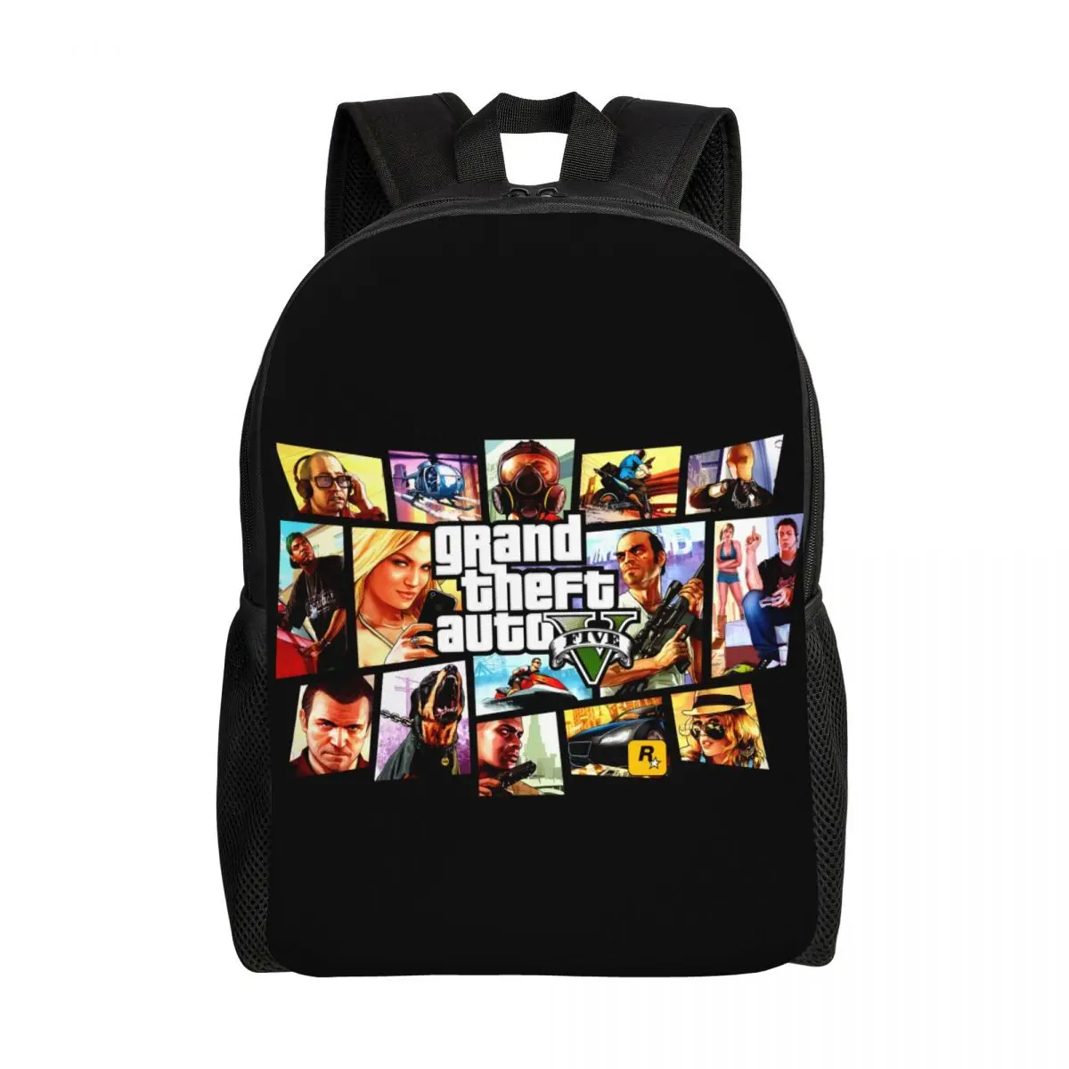 

Дорожный рюкзак Grand Theft Auto Adventure для мужчин и женщин, школьный ранец для компьютера, студенческий рюкзак из GTA для колледжа