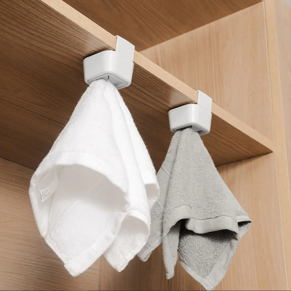 

Creative Towel Plug Punch-free Towel Rack Cleaning Supplies Rag Stopper Household Plastic Dish Towel Storage Organizer Gadget