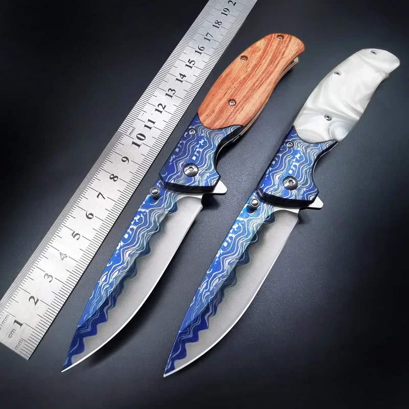 Folding Knife High Hardness Steel Outdoor Portable Survival Self Defense Military Tactical Pocket Knives Wooden Knife Handle
Folding Knife High Hardness Steel Outdoor Portable Survival Self Defense Military Tactical Pocket Knives Wooden Knife Handle