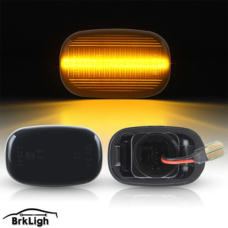 2PCS Led Smoke Dynamic Side Marker Turn Signal Lights For For Toyota Corolla E10/E11/E12 1992-2007,Corolla ZE120 2000-2007
2PCS Led Smoke Dynamic Side Marker Turn Signal Lights For For Toyota Corolla E10/E11/E12 1992-2007,Corolla ZE120 2000-2007