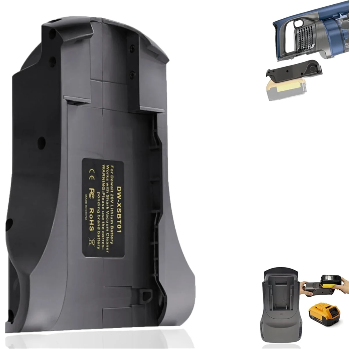 Адаптер для аккумулятора Dewalt, 20 в, литий-ионный аккумулятор для замены аккумулятора Shark XSBT620 XSBT750 XSBT700 (без батареи)
Адаптер для аккумулятора Dewalt, 20 в, литий-ионный аккумулятор для замены аккумулятора Shark XSBT620 XSBT750 XSBT700 (без батареи)