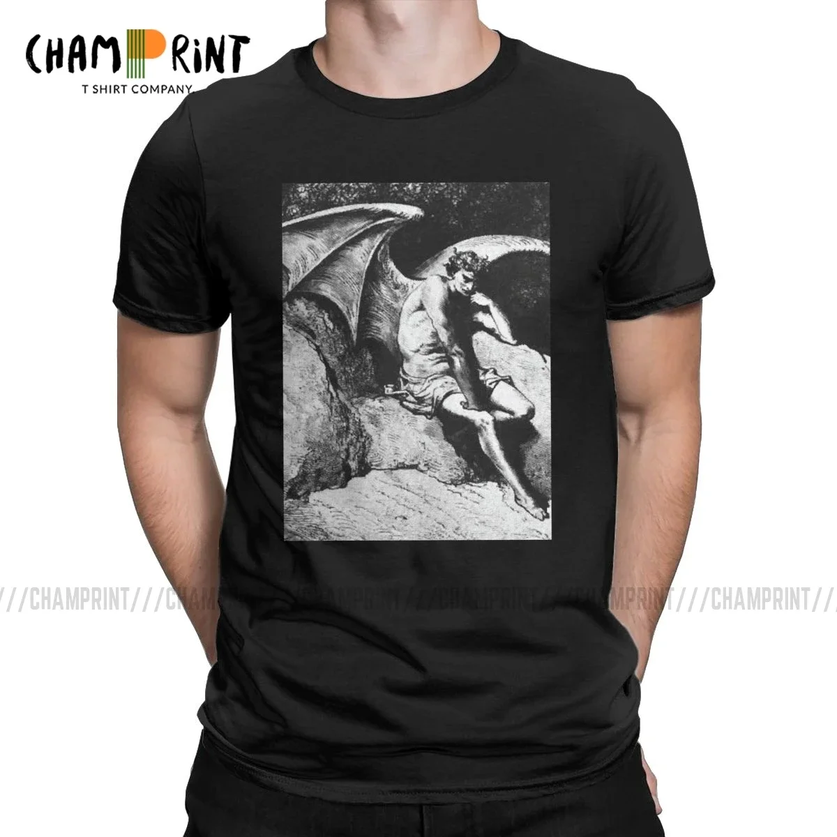 Lucifer Men's T Shirts Black Satan Demon Devil Novelty Tee Shirt Short Sleeve Crew Neck T-Shirt Cotton Gift Idea Clothing 
Lucifer Men's T Shirts Black Satan Demon Devil Novelty Tee Shirt Short Sleeve Crew Neck T-Shirt Cotton Gift Idea Clothing