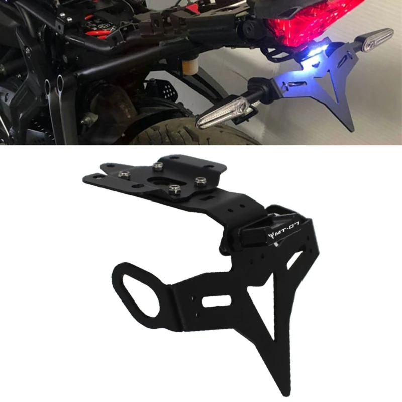 Easy to Install Motorcycle License Plate Holder Improve Your Bike Appearance with LED Lighting Suitable for MT07 Durable
Easy to Install Motorcycle License Plate Holder Improve Your Bike Appearance with LED Lighting Suitable for MT07 Durable