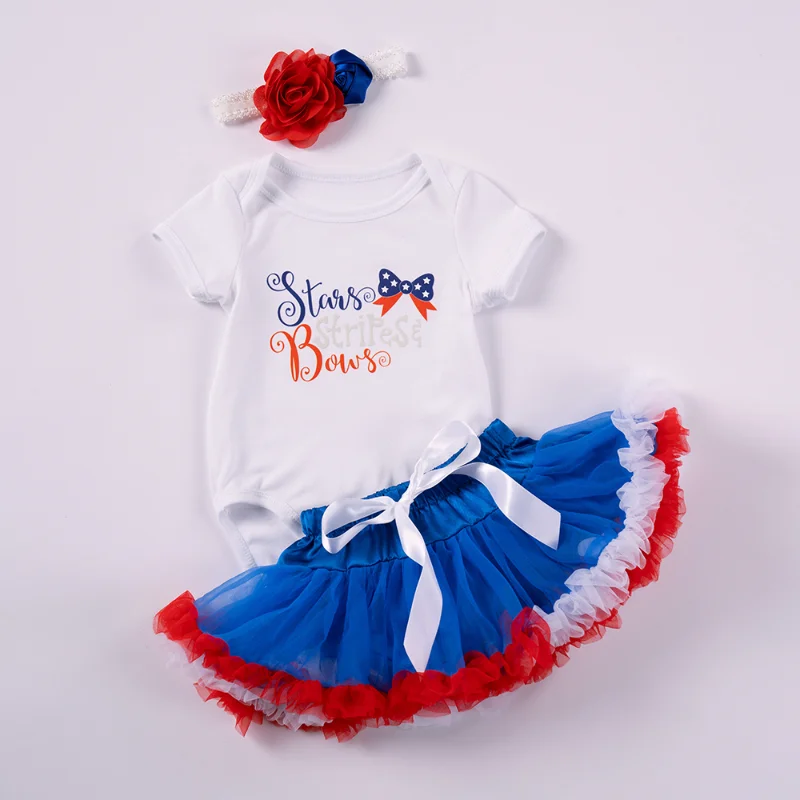 Independence Day Baby Girls Sets 0-12M Star Print Short Sleeves + Ruffle Skirt + Hair Band 3-piece Set Toddler Clothes Girls
Independence Day Baby Girls Sets 0-12M Star Print Short Sleeves + Ruffle Skirt + Hair Band 3-piece Set Toddler Clothes Girls