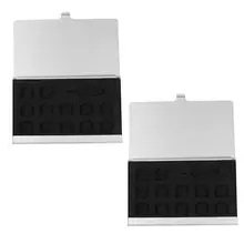 2pcs Alloy 12 Nano SIM Cards Holder with Needle Memory Storage Case Slots Box Container
2pcs Alloy 12 Nano SIM Cards Holder with Needle Memory Storage Case Slots Box Container