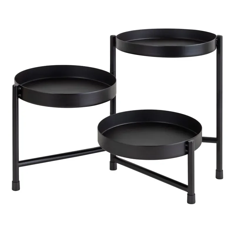 Finn Modern Tri-Level Metal , 7.25 x 7.25 x 10, Black, Indoor Multi-Tiered for Tabletop
Finn Modern Tri-Level Metal , 7.25 x 7.25 x 10, Black, Indoor Multi-Tiered for Tabletop