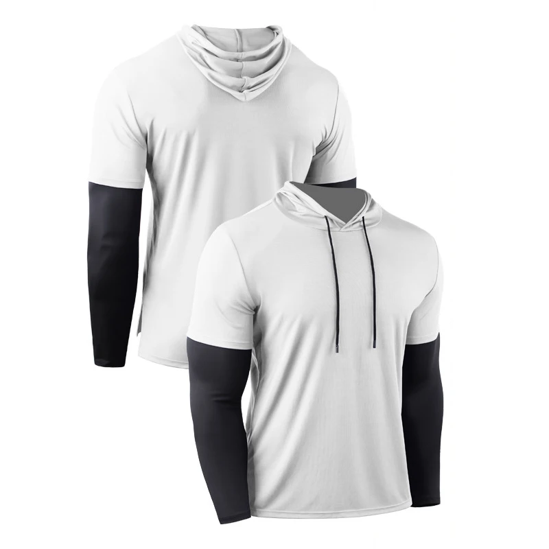 Male Fitness Hoodies Marathon Jogging Sweatshirts Breathable Climbing Sportswear Fake Two-piece Activewear Men Running T-shirts
Male Fitness Hoodies Marathon Jogging Sweatshirts Breathable Climbing Sportswear Fake Two-piece Activewear Men Running T-shirts
