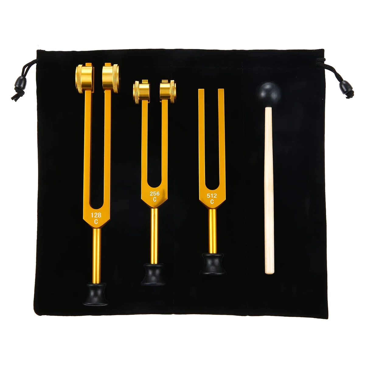 3Pack Tuning Fork Set(128Hz, 256Hz, 512Hz) Tuning Fork Kit for Healing, Chakra, Sound Therapy, Sonic Slider Fork (Gold)
3Pack Tuning Fork Set(128Hz, 256Hz, 512Hz) Tuning Fork Kit for Healing, Chakra, Sound Therapy, Sonic Slider Fork (Gold)