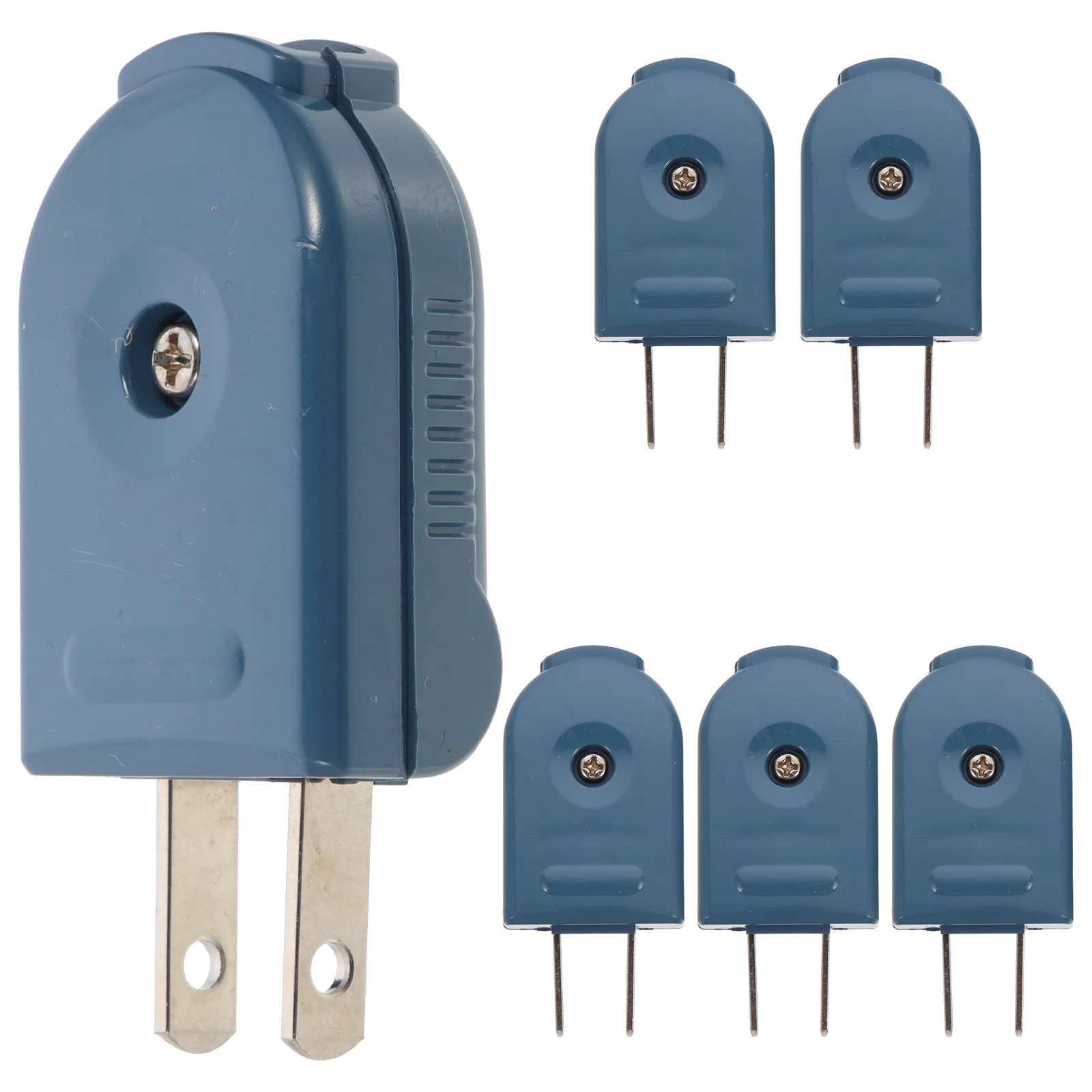 6 Pcs Rotatable Electrical Plug Extension Cord Replacement Ends Angle Straight Blade
6 Pcs Rotatable Electrical Plug Extension Cord Replacement Ends Angle Straight Blade