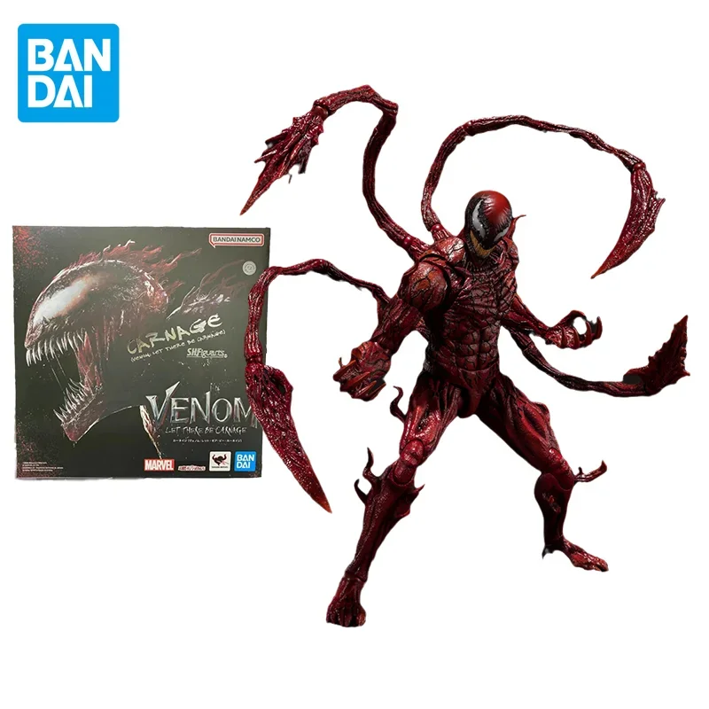 Bandai Original Marvel Universe Anime Figure SHF VENOM The Massacre Began Action Figure Toys for Kids Gift Collectible Model
Bandai Original Marvel Universe Anime Figure SHF VENOM The Massacre Began Action Figure Toys for Kids Gift Collectible Model