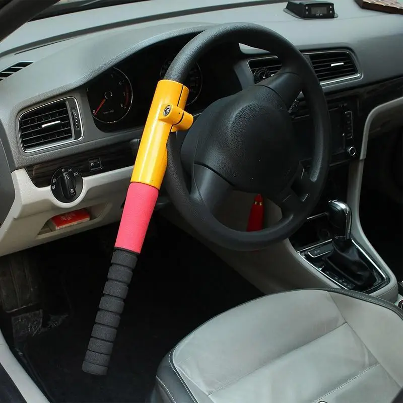 

Car Steering Wheel Lock Automobile Fit Lock Heavy Duty Car Security Handle Baseball Bat Steering Wheel Lock Car Accessory