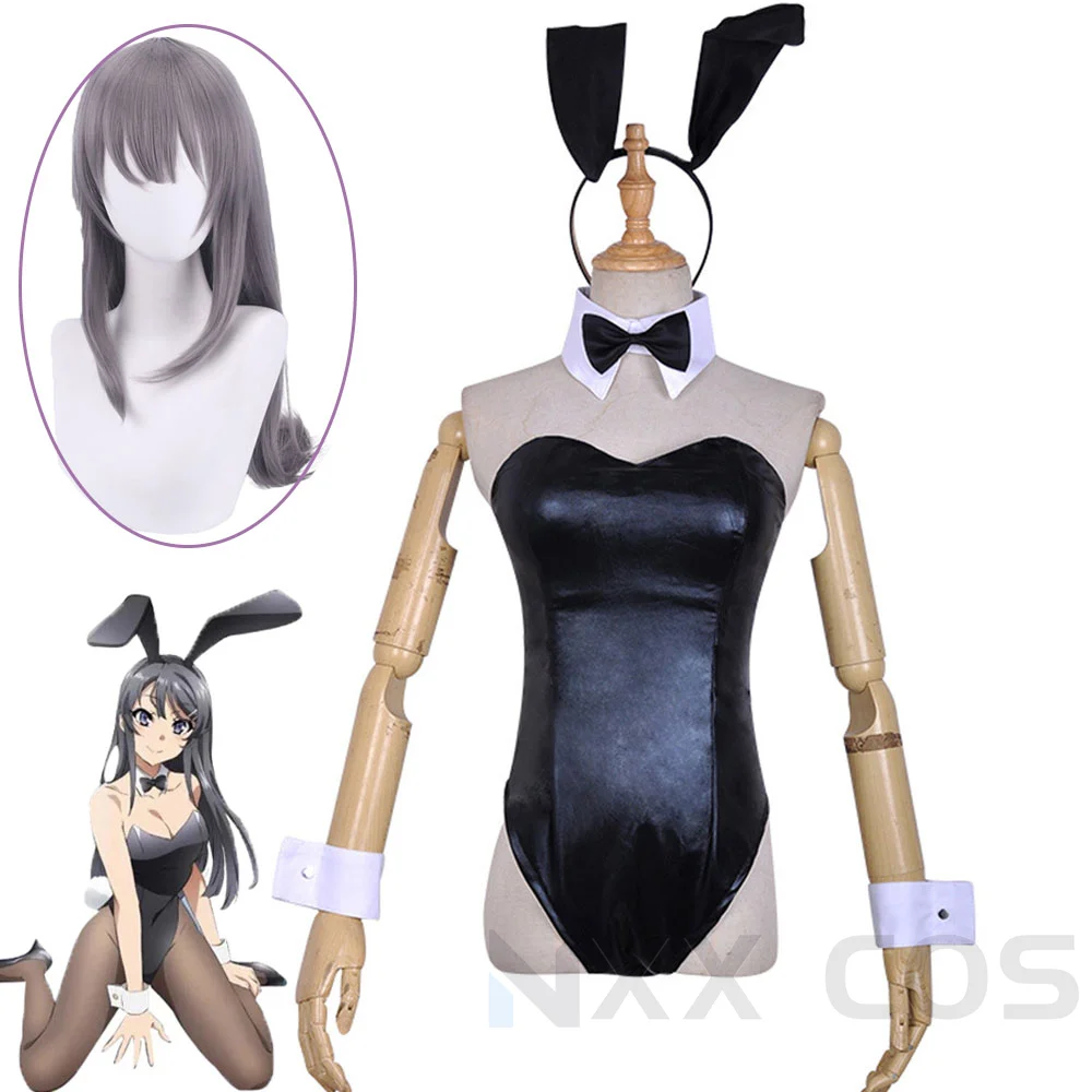 Женский костюм для косплея Sakurajima Mai, черный сексуальный комбинезон, Модный женский костюм с надписью «Don't Dream of Bunny Girl»
Женский костюм для косплея Sakurajima Mai, черный сексуальный комбинезон, Модный женский костюм с надписью «Don't Dream of Bunny Girl»