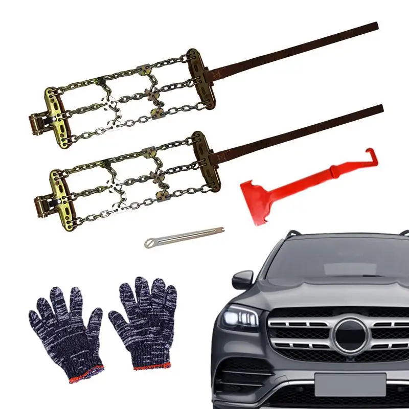 Tire Chains Anti Slip Winter Tire Chains For Car Winter Car Essential For Convertible Car Auto Truck Travel Camper Car RV
Tire Chains Anti Slip Winter Tire Chains For Car Winter Car Essential For Convertible Car Auto Truck Travel Camper Car RV