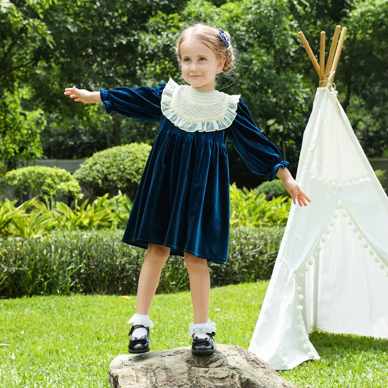 2024 Princess Birthday Dress for Girls Kids Spanish Style Velvet Beading Dresses for Kids Girl Children Autumn Outdoor Clothes
2024 Princess Birthday Dress for Girls Kids Spanish Style Velvet Beading Dresses for Kids Girl Children Autumn Outdoor Clothes
