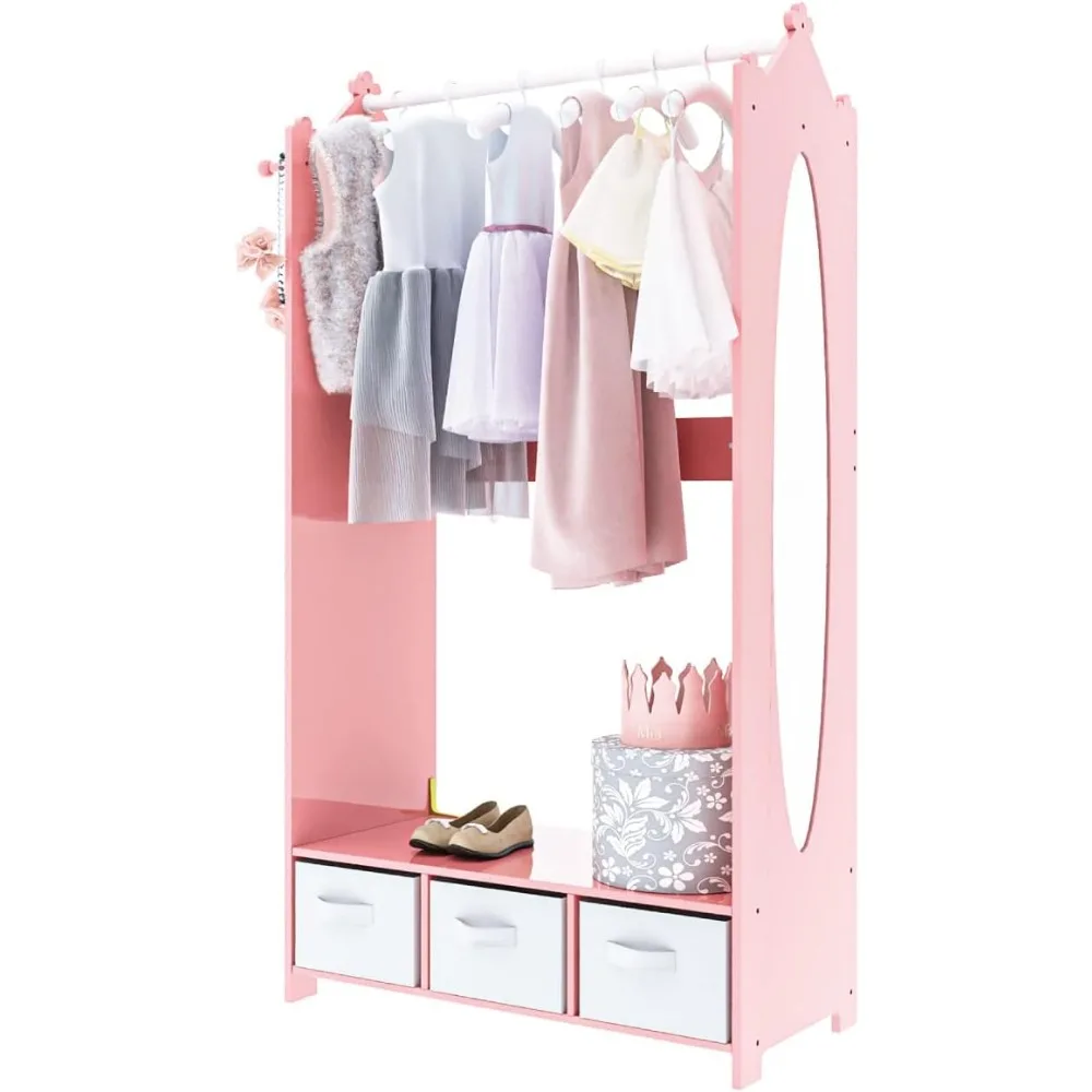 Dress Up Storage Kids Costume Organizer Center, Open Hanging Armoire Closet Unit Furniture
Dress Up Storage Kids Costume Organizer Center, Open Hanging Armoire Closet Unit Furniture