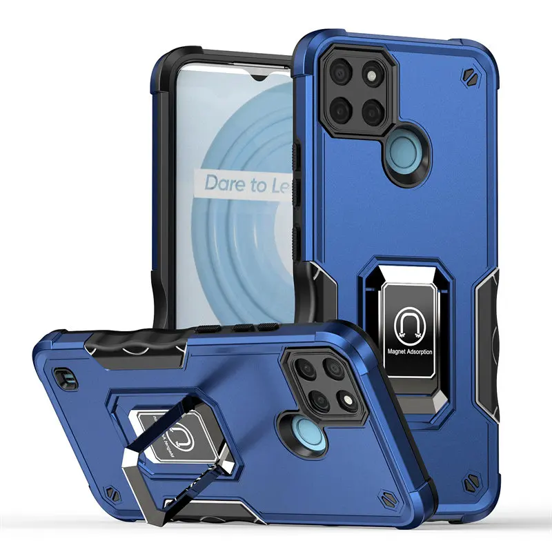 Realme C21Y RMX3261 RMX3263 Case Shockproof Magnetic Metal Aluminum Ring Holder Armor Back Cover Hard Case for Realme C21Y
Realme C21Y RMX3261 RMX3263 Case Shockproof Magnetic Metal Aluminum Ring Holder Armor Back Cover Hard Case for Realme C21Y
