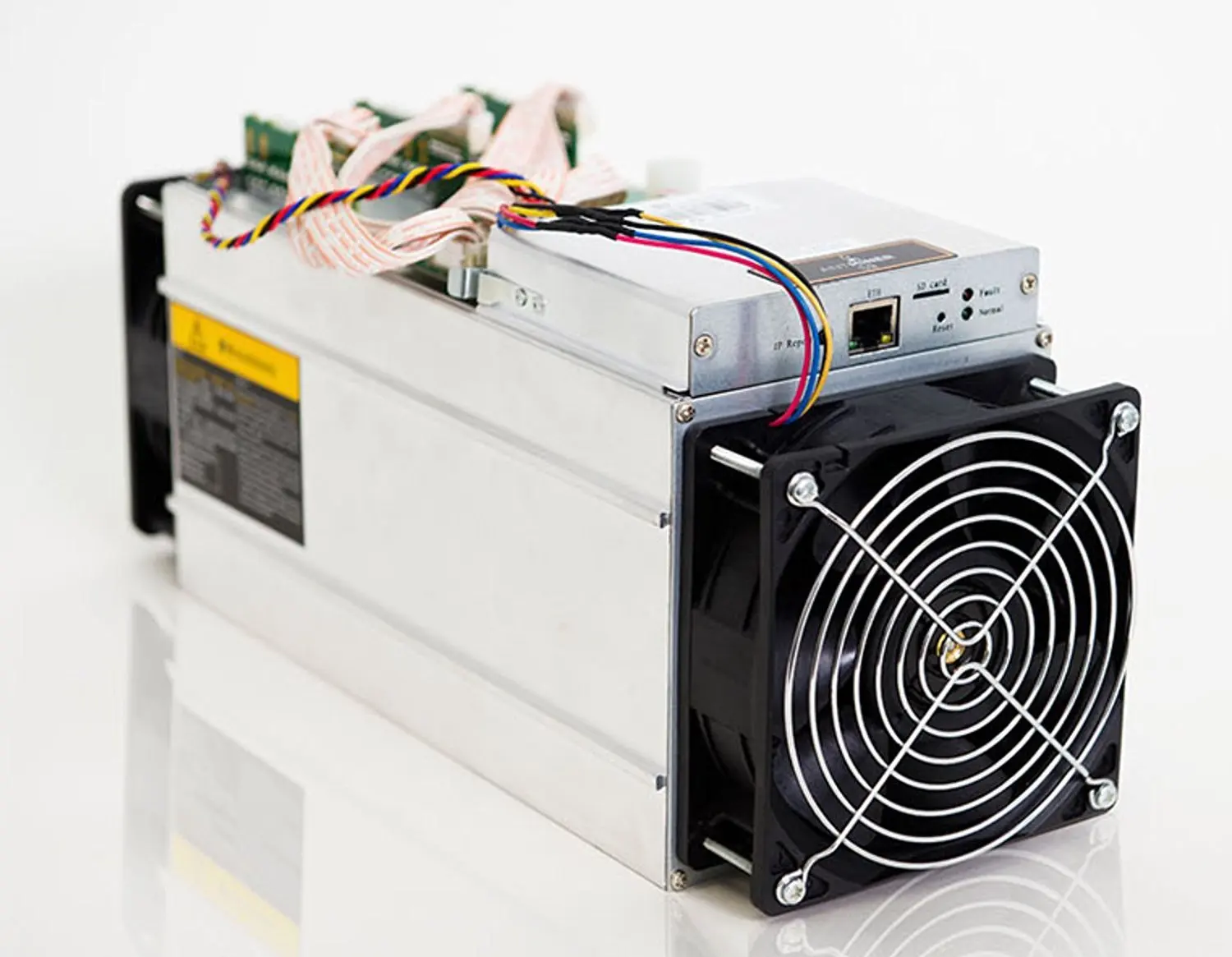 ORIGINAL AntMiner S9 ~13.5TH/s @ 0.098W/GH 16nm ASIC Bitcoin Miner with Power Supply and Cord
ORIGINAL AntMiner S9 ~13.5TH/s @ 0.098W/GH 16nm ASIC Bitcoin Miner with Power Supply and Cord