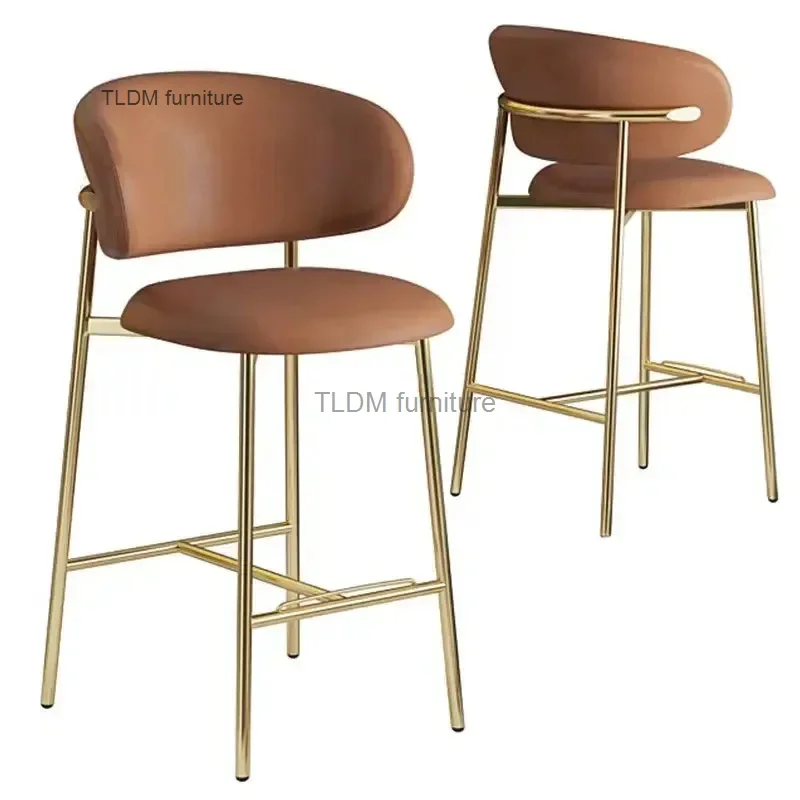 Modern Minimalist Front Desk High Bar Stool Nordic Iron Bar Chairs Kitchen High Chairs Bar Furniture Designer Back Bar Chair
Modern Minimalist Front Desk High Bar Stool Nordic Iron Bar Chairs Kitchen High Chairs Bar Furniture Designer Back Bar Chair