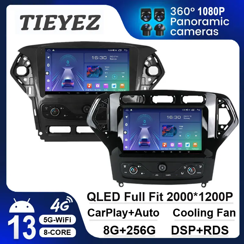 

9Inch Autostereo For Ford Mondeo MK4 2007-2014 Car Multimedia Video Player GPS Navigation Radio Android 13 Auto Carplay No 2Din