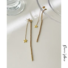 Peri'sBox Boho Popcorn Chain Long Tassel Drop Earring for Women Stainless Steel 18 K Star Back Hanging Dangle Earrings Gifts
Peri'sBox Boho Popcorn Chain Long Tassel Drop Earring for Women Stainless Steel 18 K Star Back Hanging Dangle Earrings Gifts