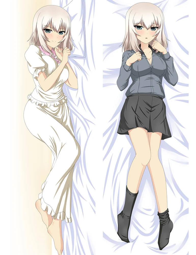 

180CM Girls Und Panzer Comic Anime Dakimakura Erika Hugging Body Pillowcase Cartoon Character Bedding Pillow Sofa Cushion Cover