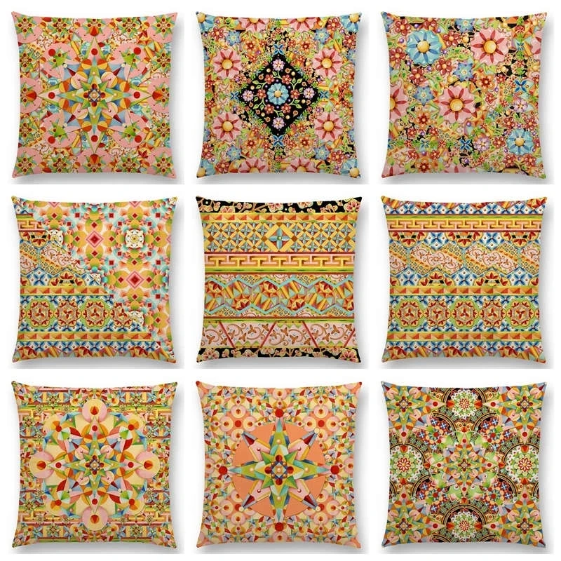 Cushion Cover Sofa Pillow Case cojines Bohemian flower printing cushions decoration maison almofadas coussins pillow وسائد쿠션
Cushion Cover Sofa Pillow Case cojines Bohemian flower printing cushions decoration maison almofadas coussins pillow وسائد쿠션