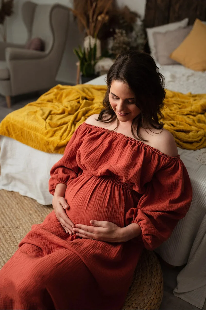 Cotton Summer Bohemian Wind One-Line Collar Europe And The United States Maternity Dresses
Cotton Summer Bohemian Wind One-Line Collar Europe And The United States Maternity Dresses