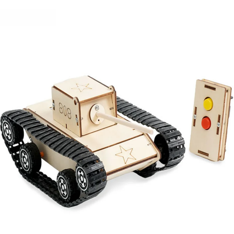 Remote Control Stick Puzzle Toy Handmade Wooden Tank Model Scientific Experiment Wooden Steam DIY Assembly Puzzle Teaching Tool
Remote Control Stick Puzzle Toy Handmade Wooden Tank Model Scientific Experiment Wooden Steam DIY Assembly Puzzle Teaching Tool