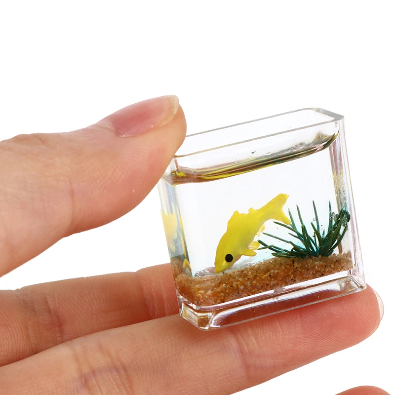 Dollhouse Miniature Glass Fish Tank Bowl Aquarium Doll House Home Ornament Toy
Dollhouse Miniature Glass Fish Tank Bowl Aquarium Doll House Home Ornament Toy