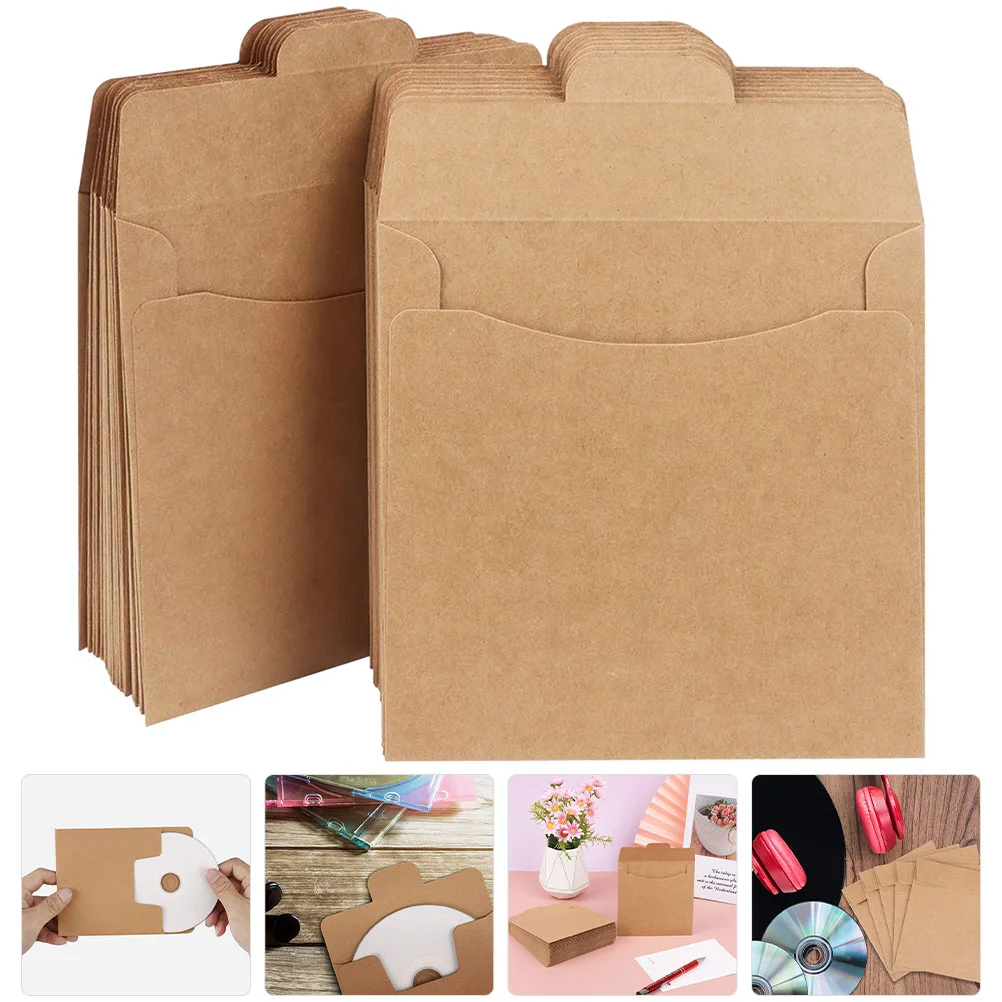 50 Pcs Coin Envelopes CD Brown Paper Bag File Holder Cardboard Kraft Bags Document Package Multi-function
50 Pcs Coin Envelopes CD Brown Paper Bag File Holder Cardboard Kraft Bags Document Package Multi-function