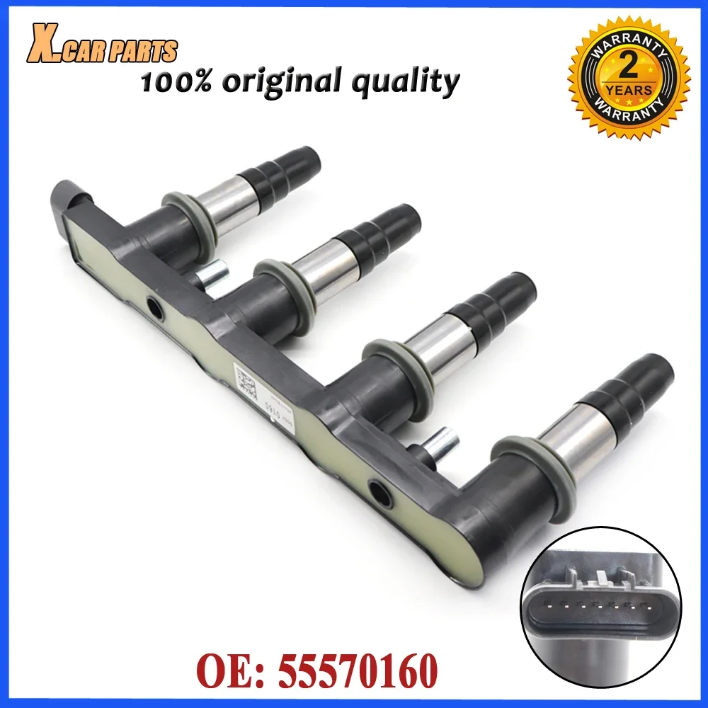 

Car Ignition Coil Kit 55570160 For Chevrolet Orlando Cruze LS LT LTZ Sport Utility Base LS LT Sedan 1.8L 2.4L 55585539 55561655