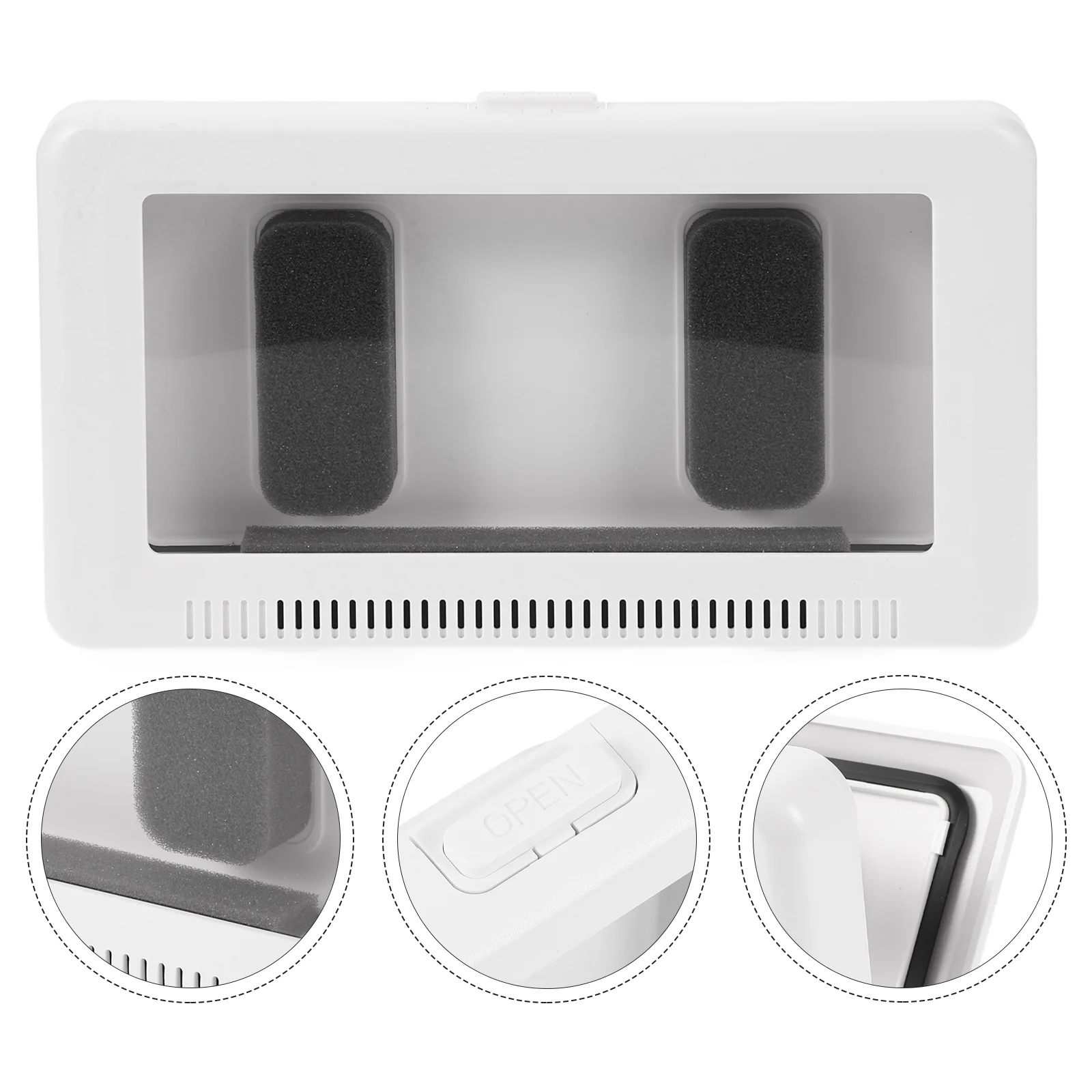 Phone Case Bathroom Box Waterproof Shower Pouch for Tub Storage White Wall-mounted
Phone Case Bathroom Box Waterproof Shower Pouch for Tub Storage White Wall-mounted