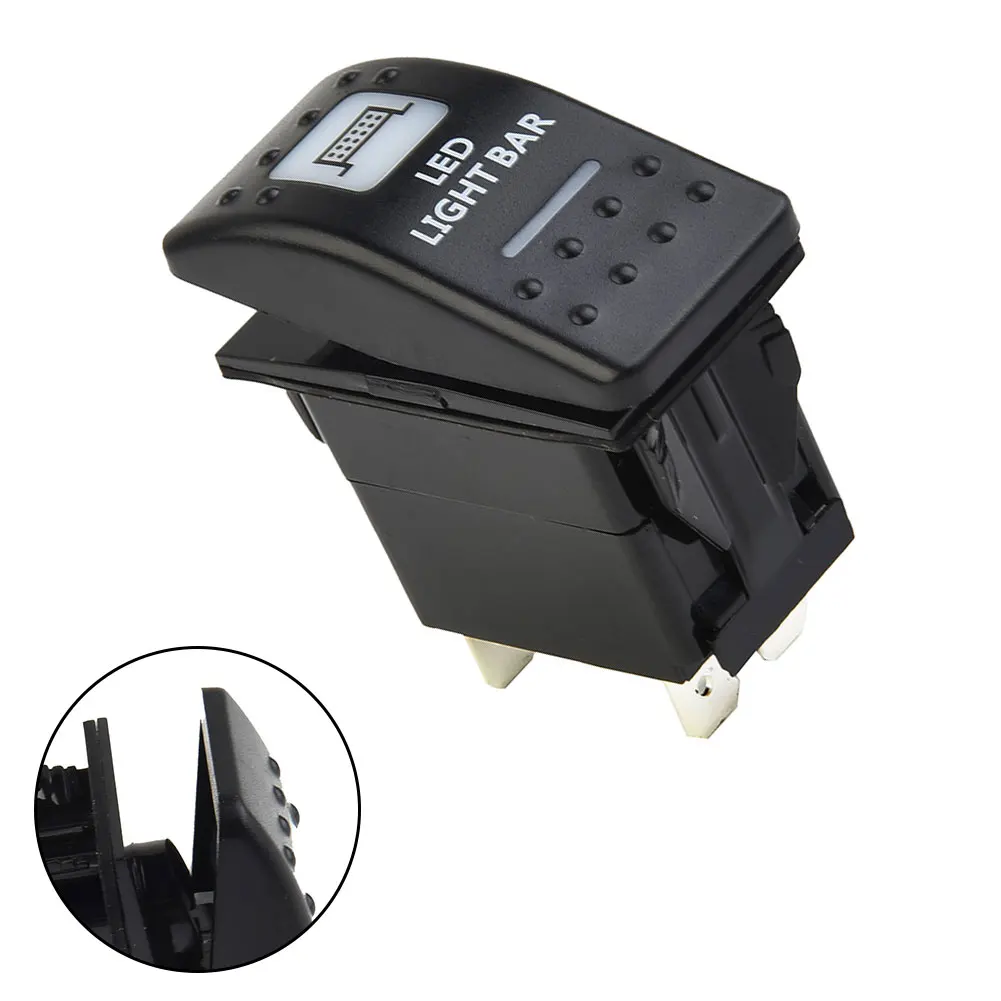 High Quality New Durable Practical Switch LED Light Bar Accessories White Light 12 Volt 1pc ON-OFF Rocker Switch
High Quality New Durable Practical Switch LED Light Bar Accessories White Light 12 Volt 1pc ON-OFF Rocker Switch