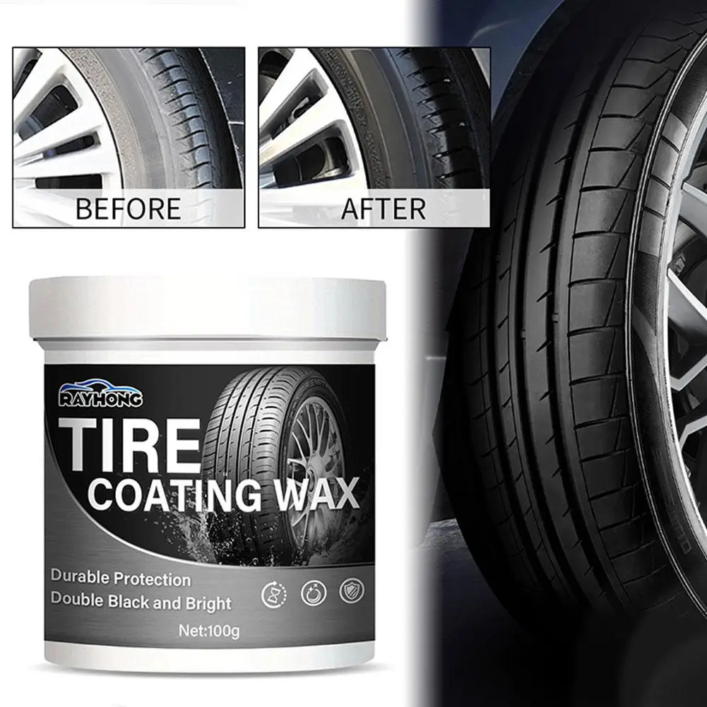 

Car Tire Cleaning Cream Tire Polish Coating Cream Maintenance Cream Products Tire Cleaner Car Automobile Maintenance Polish B8A5